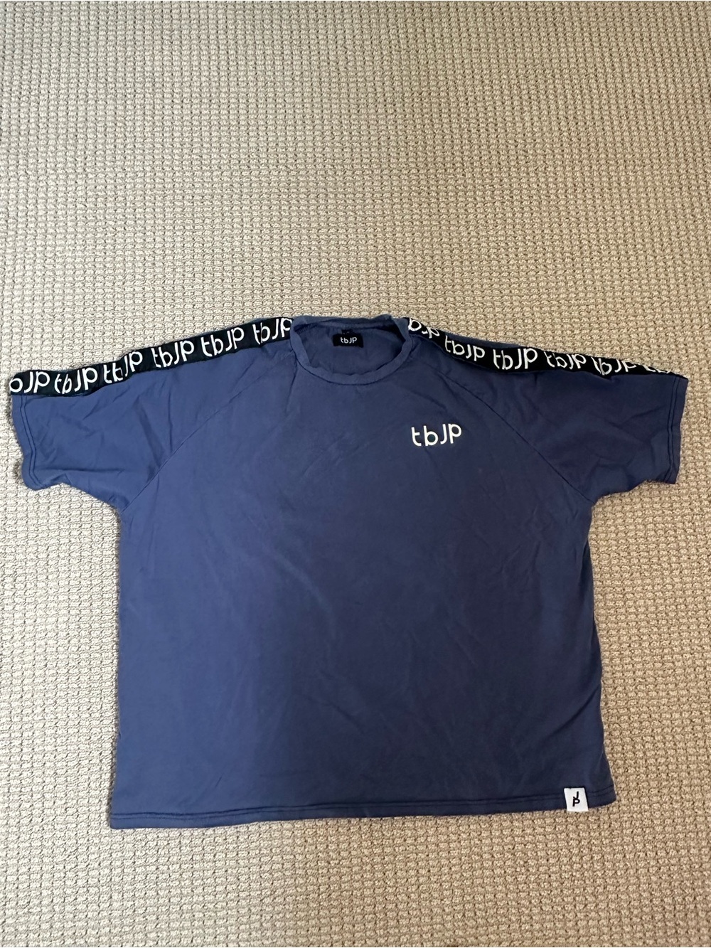 Men’s Navy Short Sleeve Logo Tee